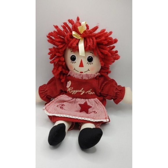 16" Raggedy Ann Peace & Joy Plush Doll. 2014 Limited Edition Hasbro Aurora - Picture 1 of 4